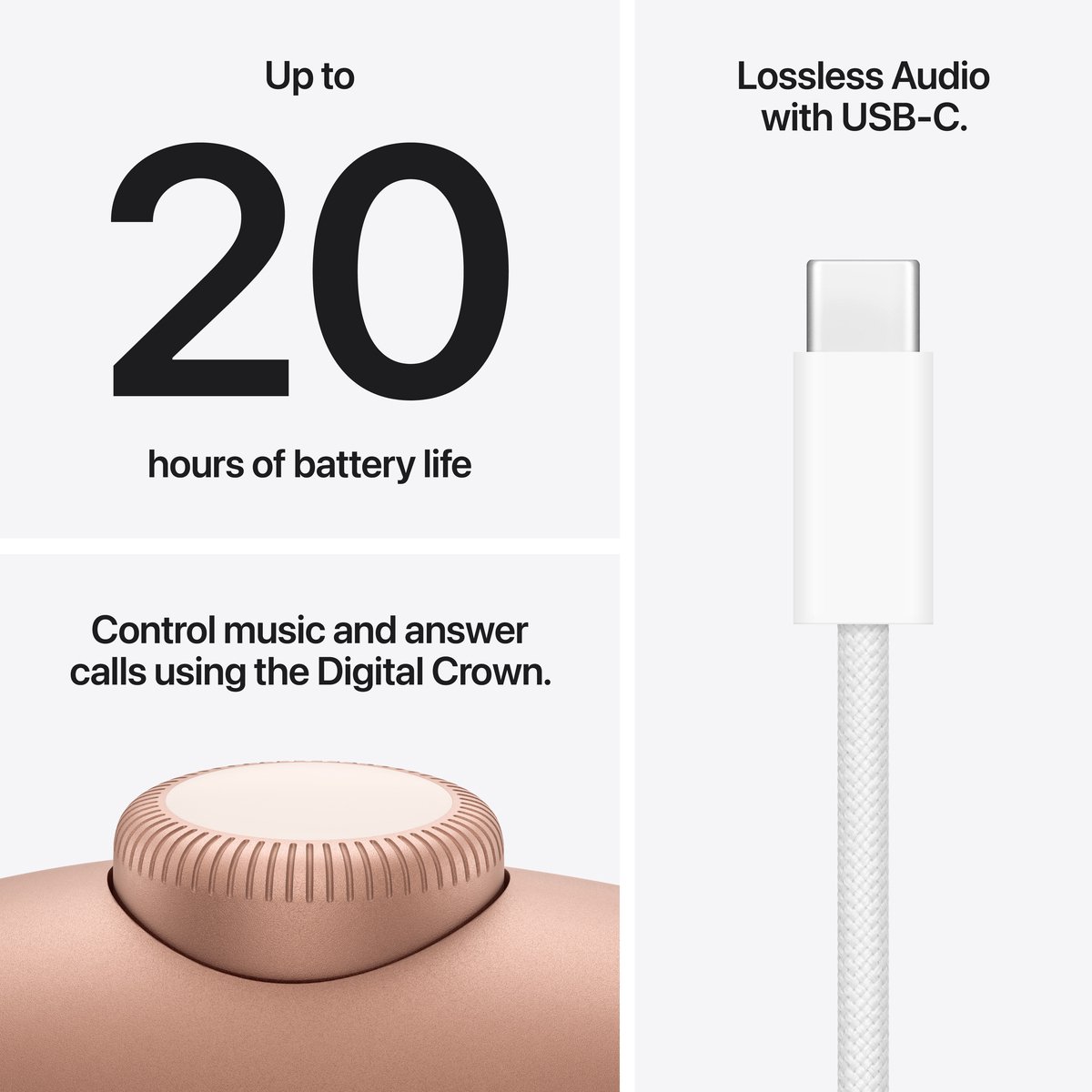 Apple AirPods Max 2 – hoofdtelefoon – draadloos – oranje — afbeelding 2