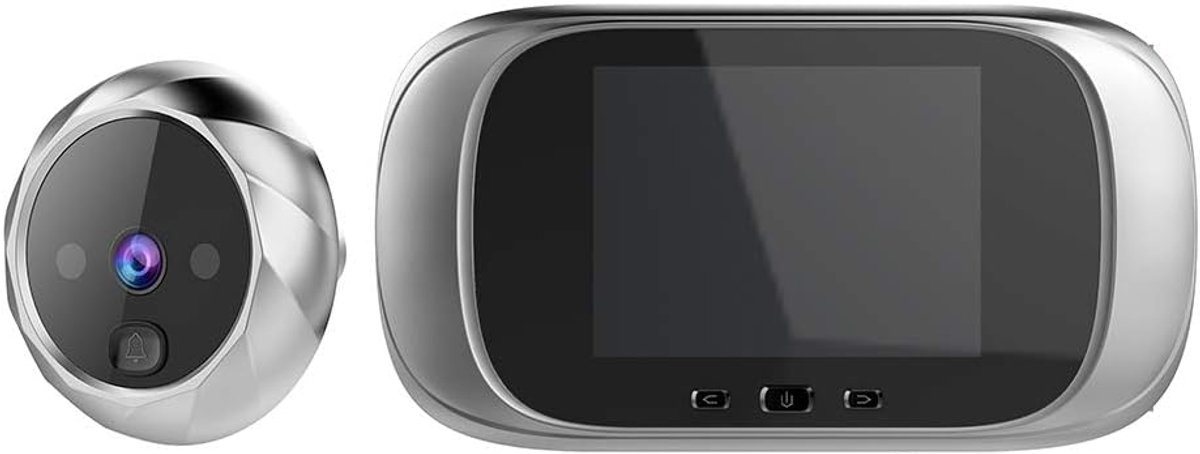 Deurcamera Viewer - Kijkgaatje Monitor - Veiligheid Thuis - 6 Maanden Standby - 2.8 Inch Scherm - Zilver
