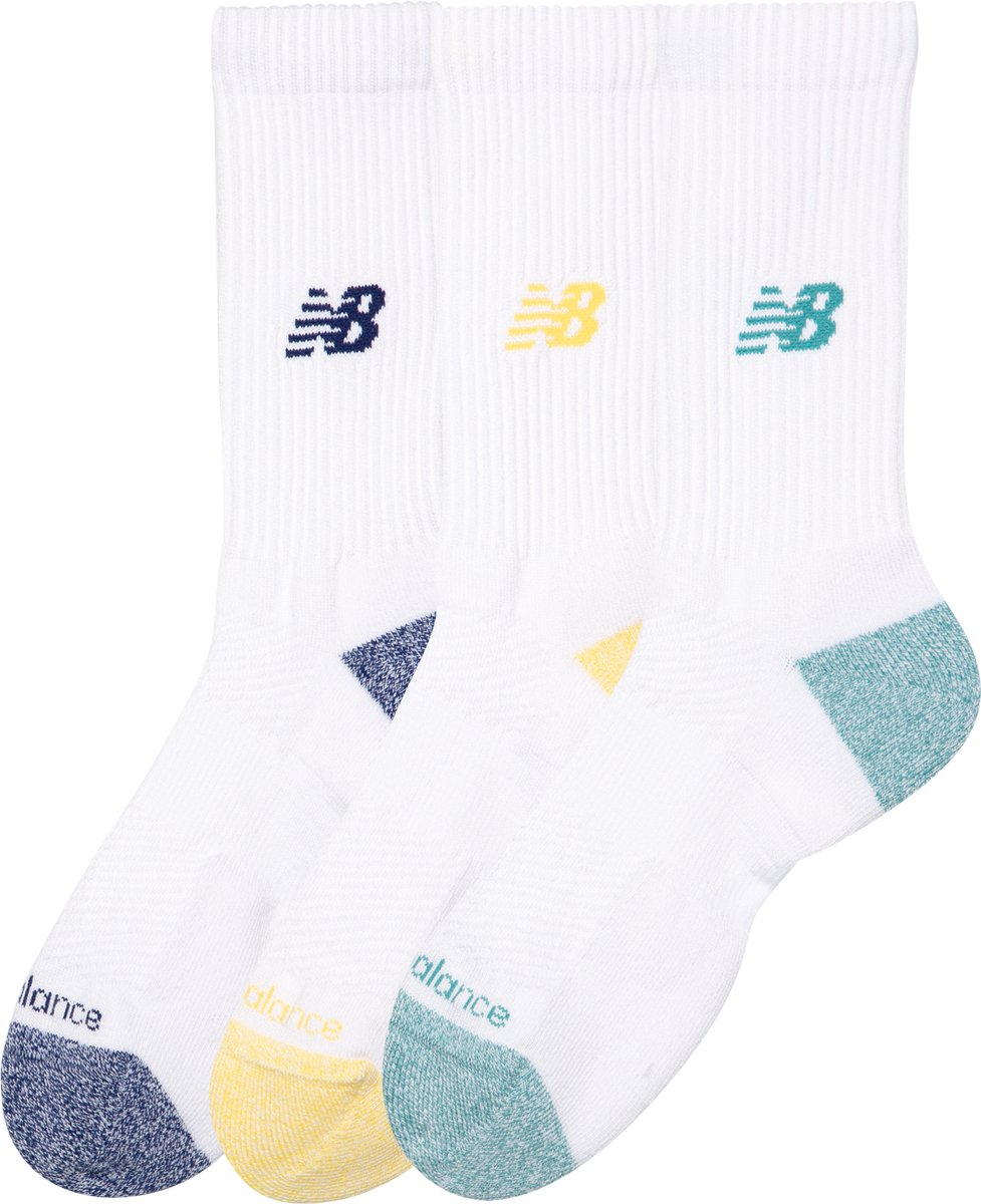 New Balance Active Crew Socks 3 Pack Unisex Sportsokken - ASSORTED COLORS — cadeau in Cadeau-ideeën - foto 4