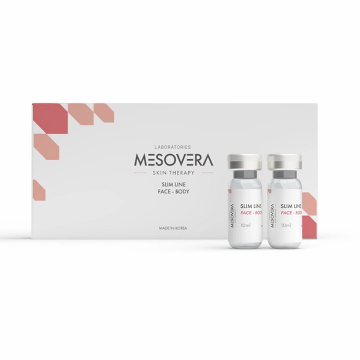 Mesovera Slim Line / Meso-oplossing voor de vermindering van plaatselijke vetophopingen 5 x 10 ml