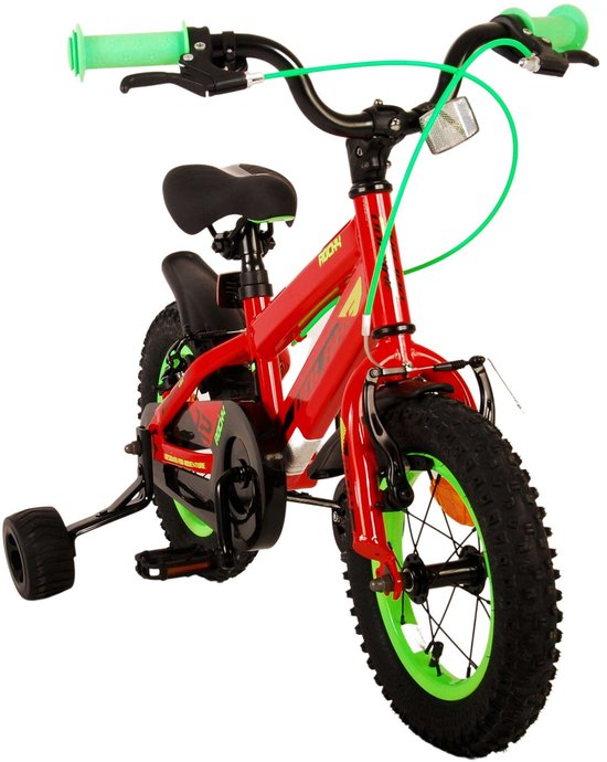 Volare Rocky Kinderfiets - Jongens - 12 inch - Rood van Volare — afbeelding 5