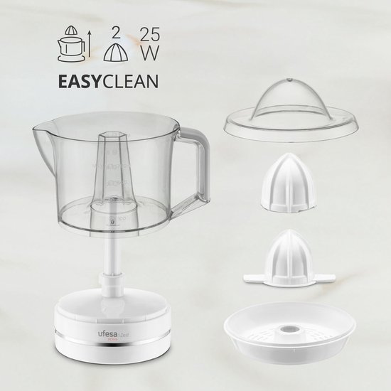 Ufesa Zest Citruspers Elektrisch – Sinaasappelpers 40W – Automatische Start/Stop – Met Druppelstop van Ufesa — afbeelding 4