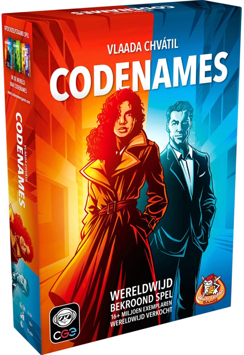 White Goblin Games - Codenames - Partyspel - 4 tot 8 spelers - Vanaf 8 jaar - 15 minuten - Hit in binnen- en buitenland — cadeau in Partyspellen - foto 4