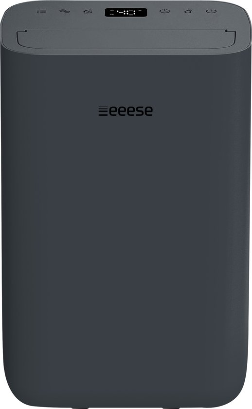 Eeese Otto 13L (Midnight Grey) - Luchtontvochtiger - Ontvochtigt tot 13L per dag – Voor ruimtes tot 60 m² - Zeer stil - Incl. wasdroogfunctie - IPX4 geclassificeerd - Geschikt voor badkamer