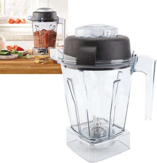 Blenderkan Vervanging - Mixer Beker - Thuis Keuken - Lekvrij Afdichtingsklem - 48oz Capaciteit van Merkloos — afbeelding 2
