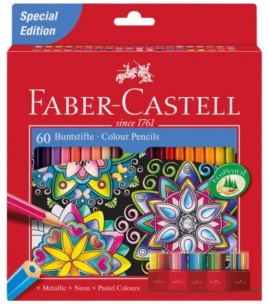 Faber-Castell kleurpotloden - Castle - 60 stuks - FC-111260