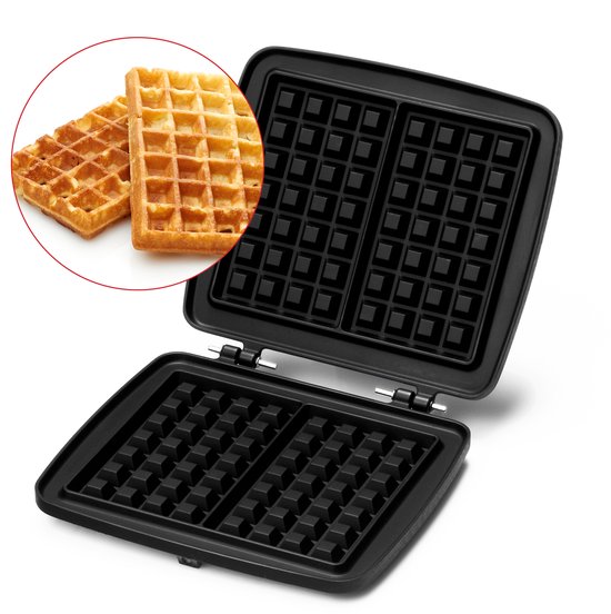 Frifri FM0022 - Verwisselbare bakplaat - Belgische Wafels 4x7 - Geschikt voor Frifri Wafelijzers
