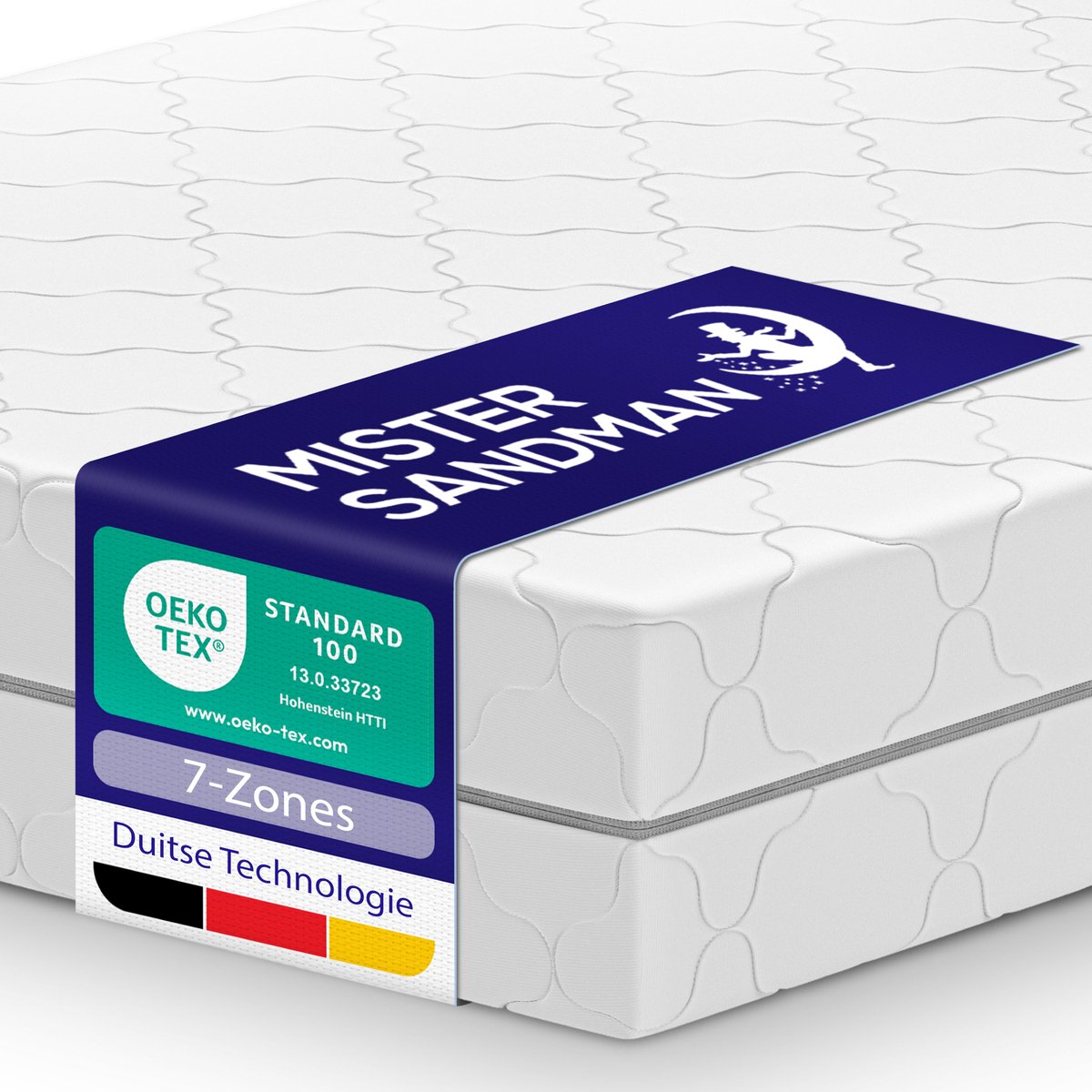 Premium Matras 140 x 200 cm - Hoogte 21cm - Pocketvering matras met 7 zones - Ergonomisch - Stevig – Tweepersoons