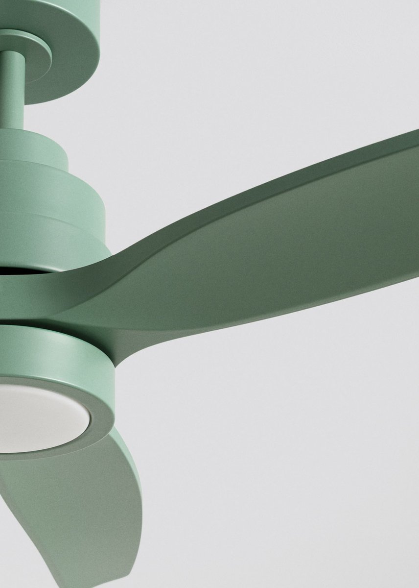 CREATE - Stille plafondventilator van 40 W met technische ABS-bladen, verkrijgbaar in verschillende maten - M - Met licht - Afstandsbediening - WIND STYLANCE