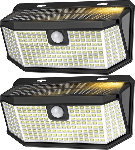 Czoele LED Zonnelampen Voor Buiten – IP65 Waterdicht, Warmwit, 2 Standen, 10-12 Uur Licht, Met 900 MAh Batterij, Voor Tuin, Pad & Terras