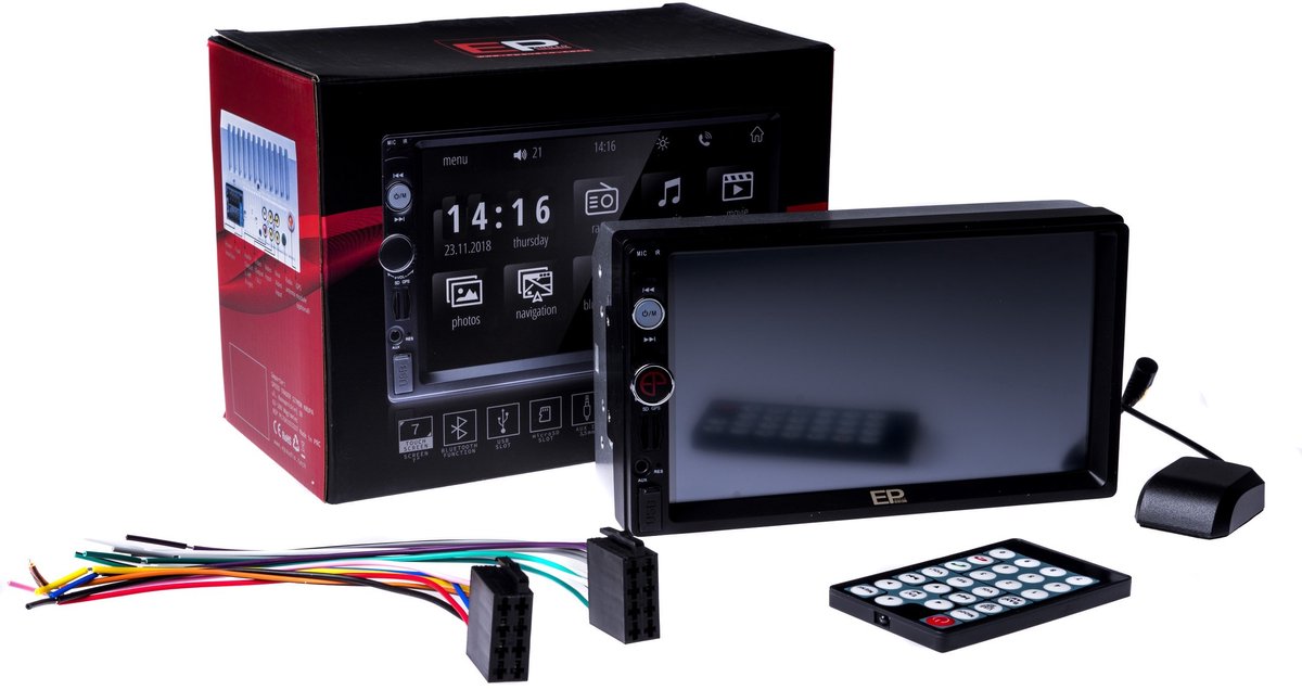 Autoradio - Dubbel DIN - 7" - GPS - USB - MICRO SD