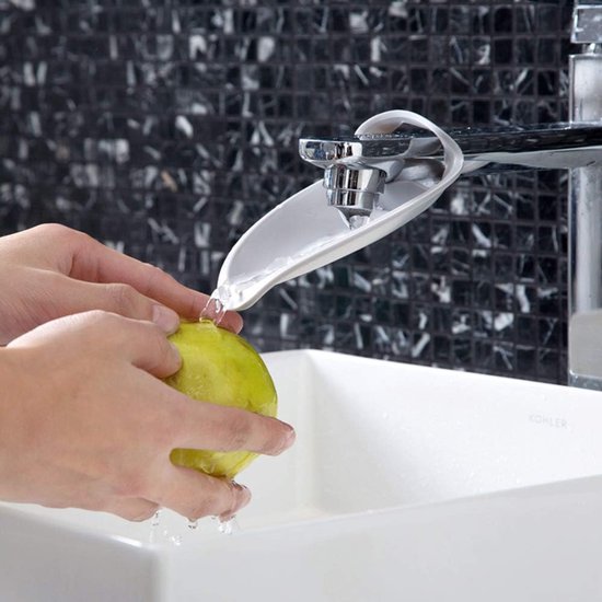 3 stuks-Handwashulp - verlengstuk - kraanverlenger - waterkanaalverlenger - geschikt voor badkamers en toiletten - handig voor kinderen om hun handen te wassen - beige - roze - grijs - 14,5*10 cm — afbeelding 4