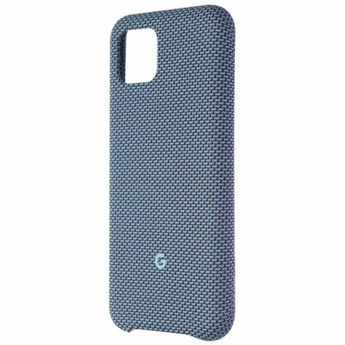 Google Pixel hoes voor Pixel 4 – custom stoffen hoes, compatibel met Active Edge, beschermende case – officiële Google Pixel cover (blauwachtig)