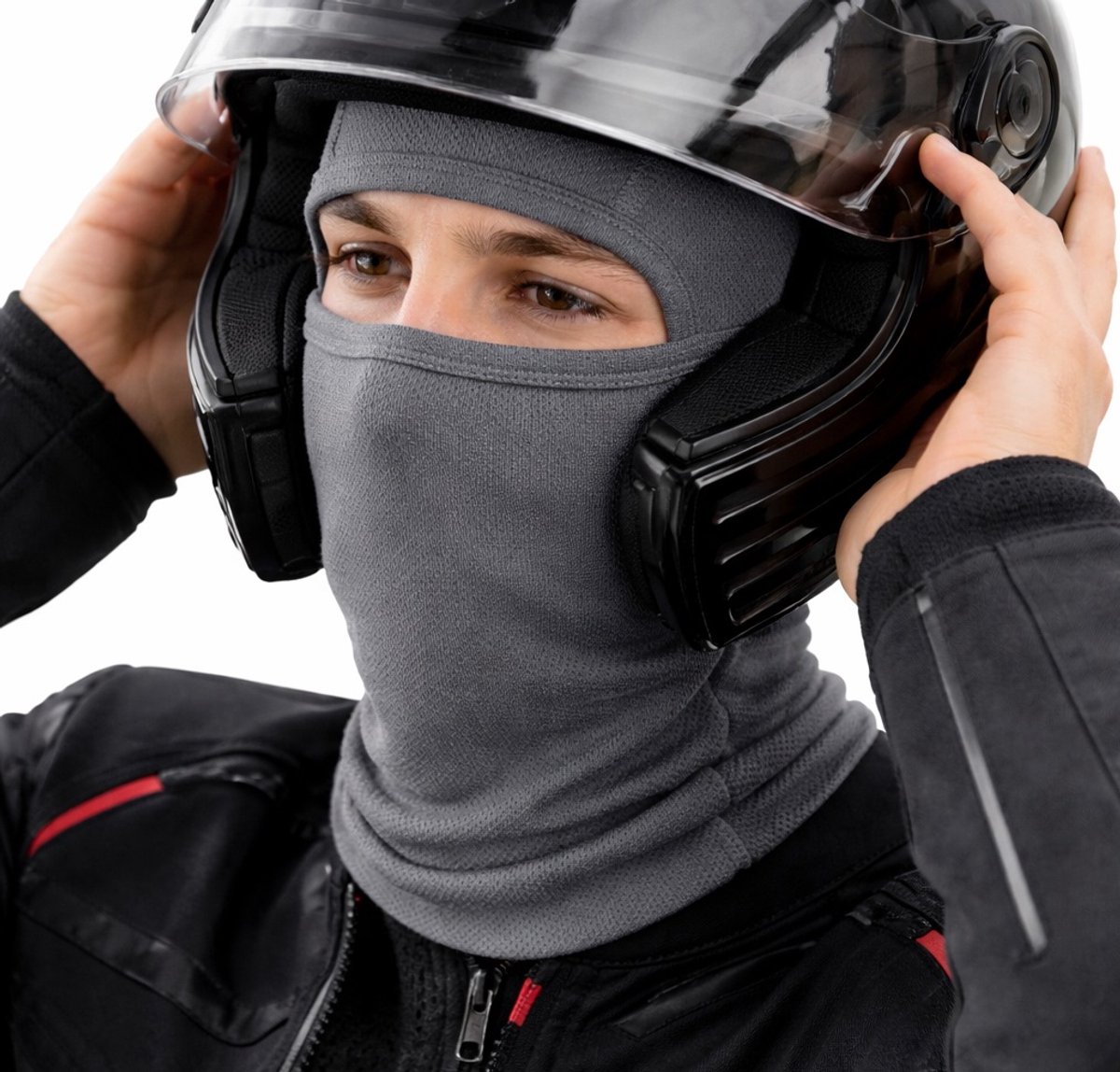 Balaclava Bivakmuts – Multiuse Gezichtsmasker & Nekwarmer – Motormuts voor Skiën Snowboarden Fietsen & Motorrijden – Unisex Grijs