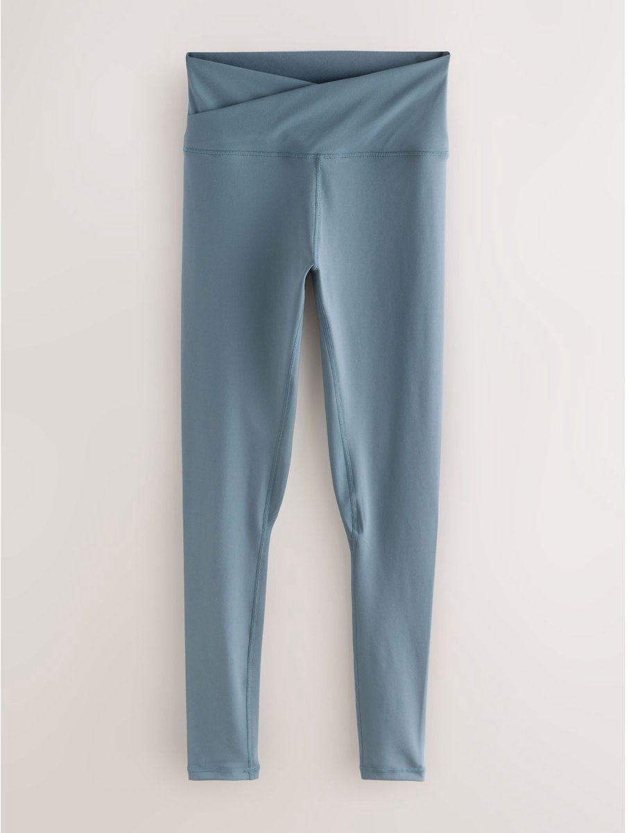 Next - Dames - Active yogalegging met overslag - Blauw