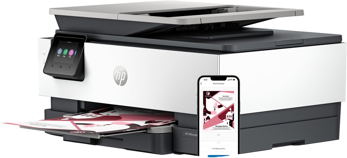 HP OfficeJet Pro Printer 8125e - All-in-One Inkjetprinter - Geschikt voor Instant Ink - Crater Lake — afbeelding 5