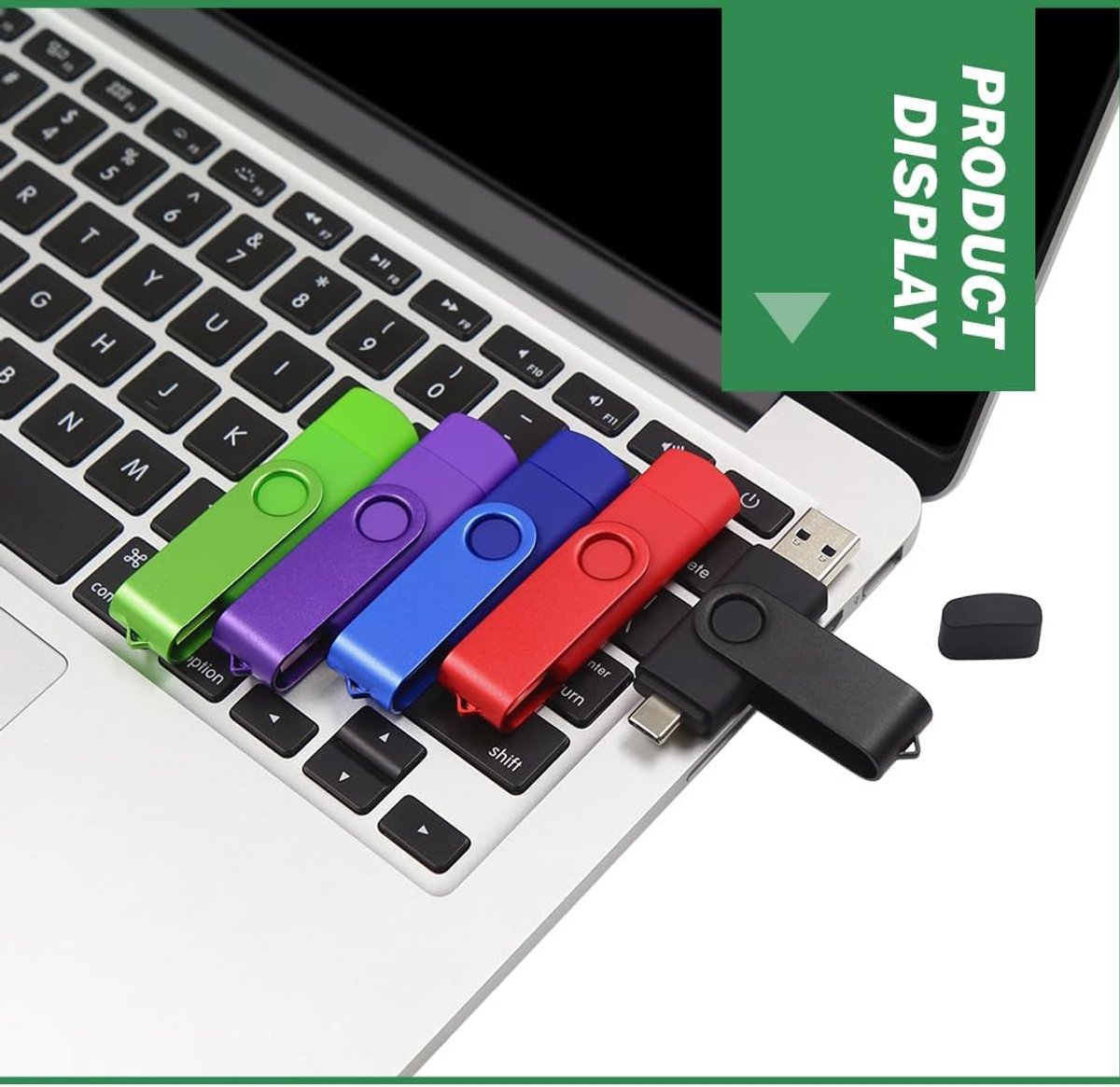 USB Flash Drive - Geheugenstick Dual - Bestanden Delen - Dubbele Connector - 256GB Set