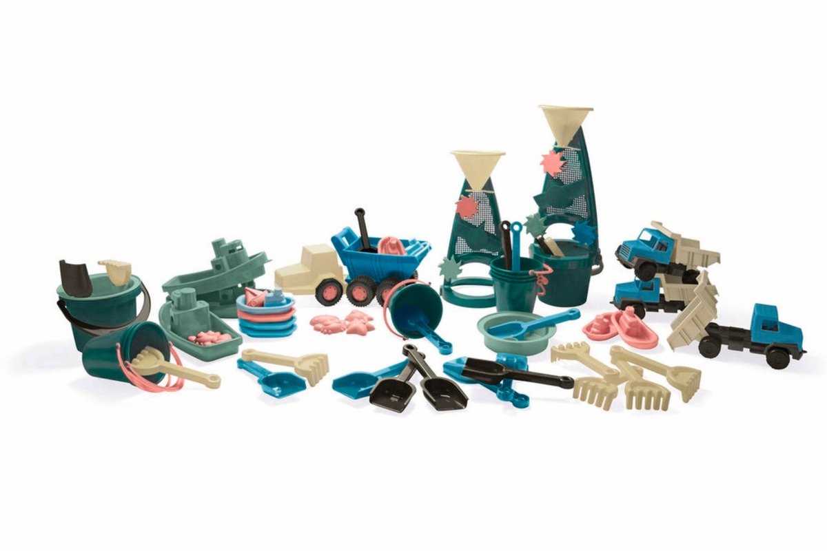 Dantoy zandset Blue Marine gerecycled speelgoed 59-delig duurzaam.