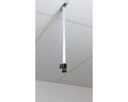 Pico Projector Beugel - Plafondhouder Mini - Beelden Projecteren - Verstelbare Ophanging - 9 of 17 Inch - Wit