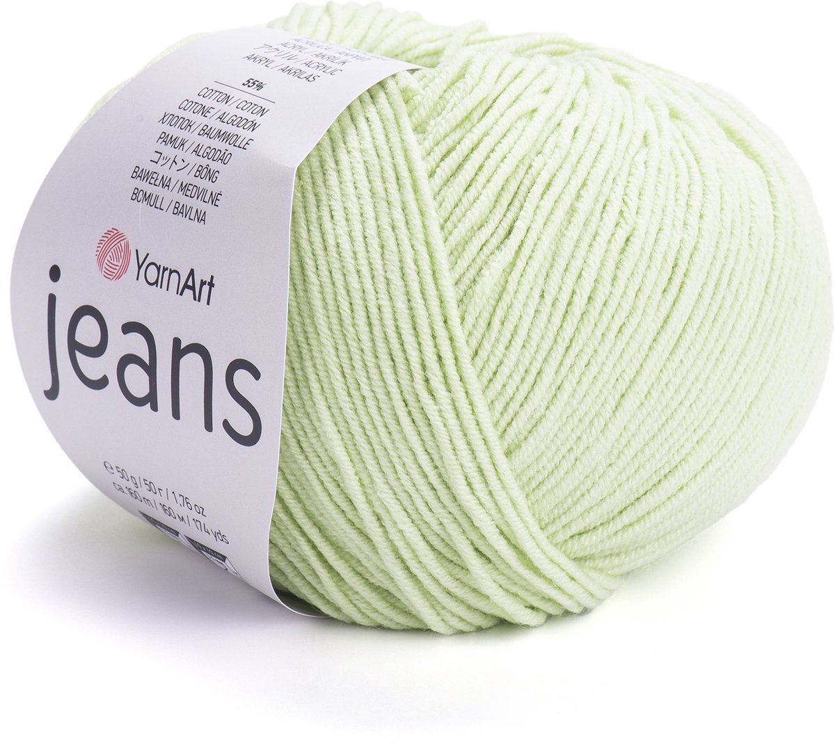 YarnArt Jeans – Katoenmix Breigaren – 50g – 160m – 55% Katoen / 45% Acryl – Voor Amigurumi & Kleding - Kleur 11