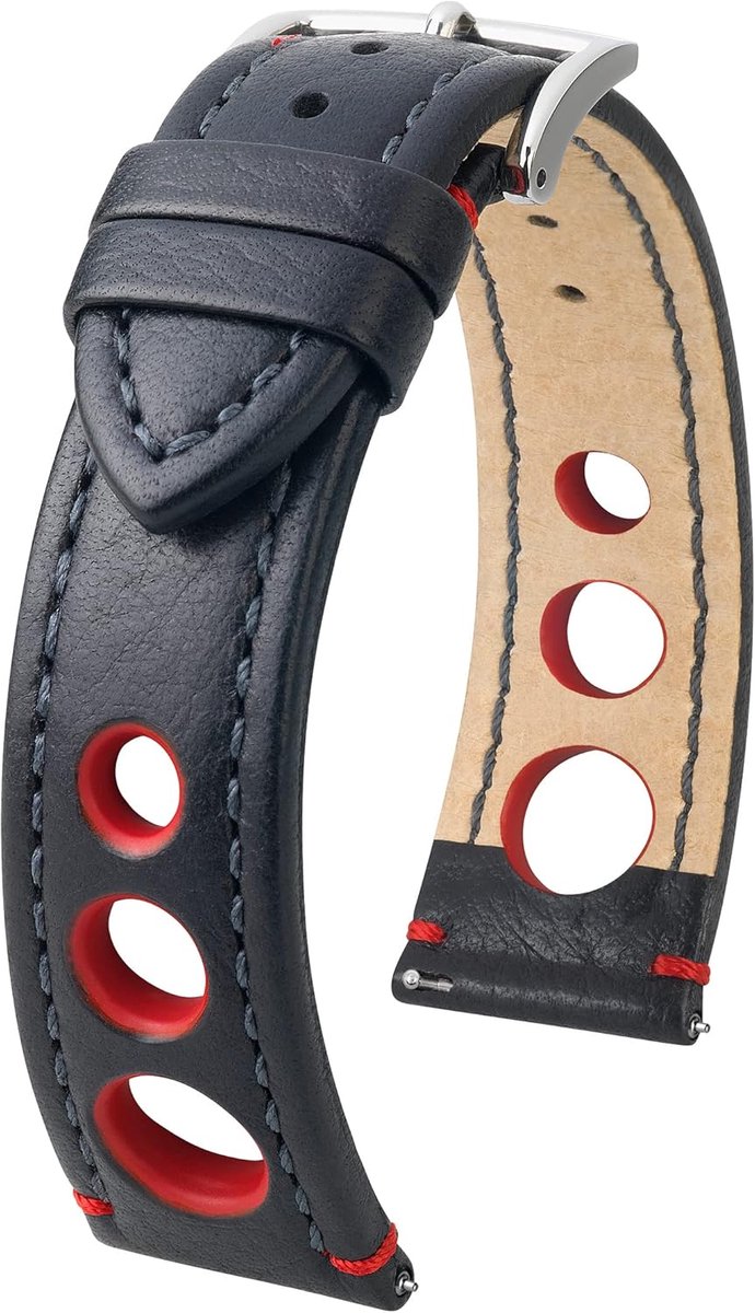 Horlogeband Kalf - Leren Band - Klassiek Horloge - Plantaardig Gelooide Huid - 20 mm