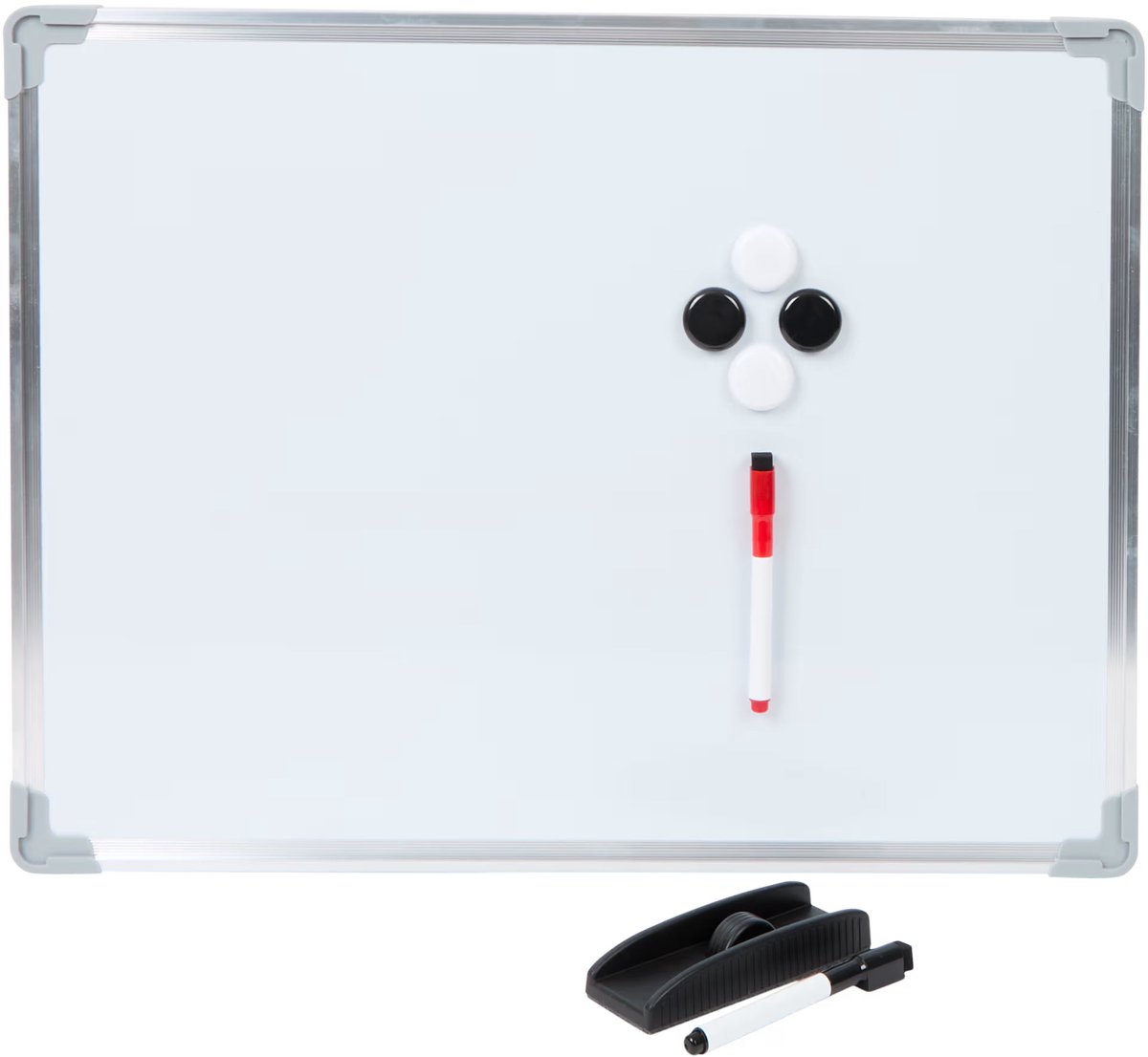 Whiteboard Set Magnetisch 45 x 60cm incl. marker, wisser en magneten