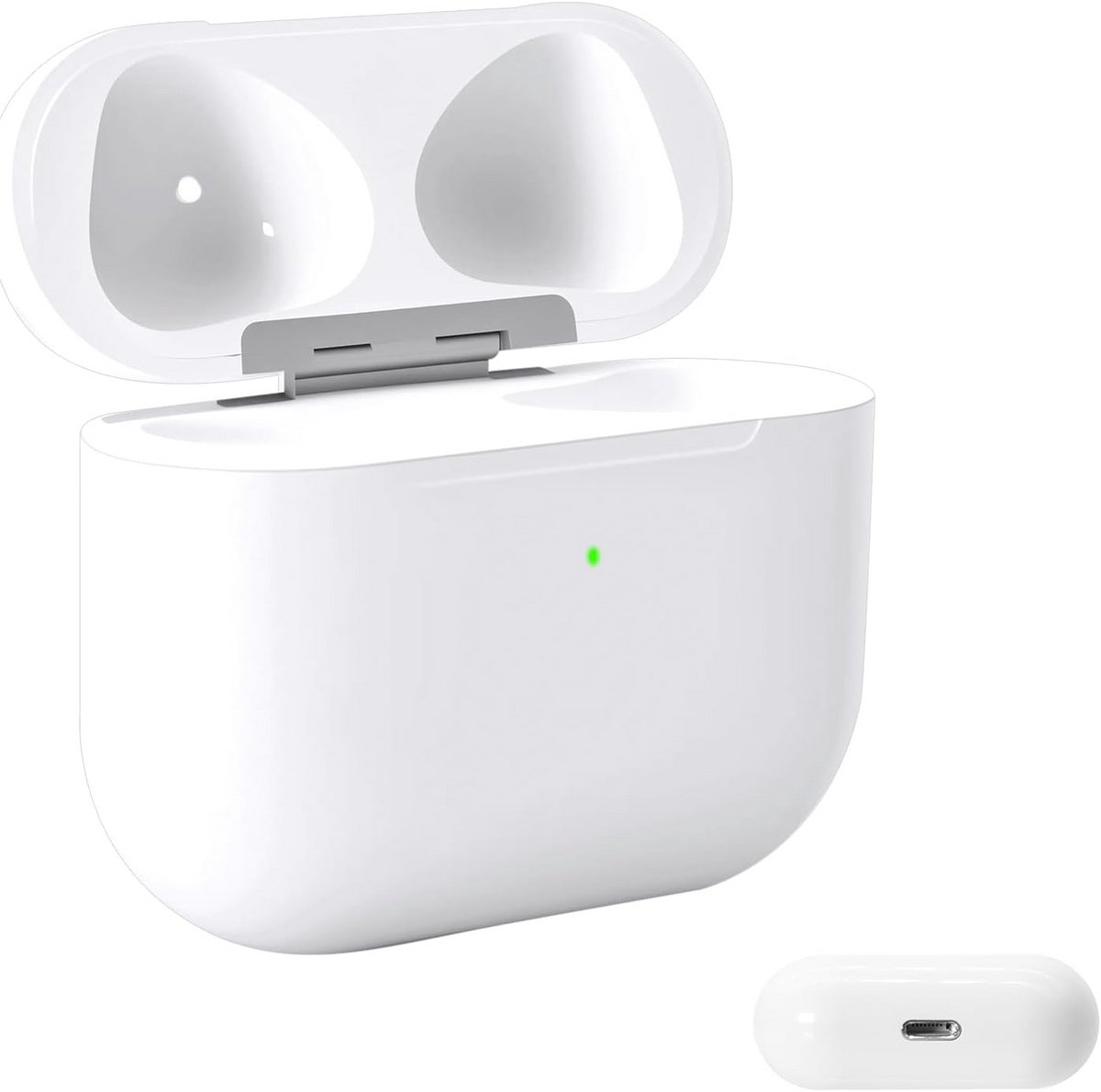 Oplaadcase - Oplader Case - Koptelefoon Opladen - Bluetooth Koppelknop - 13.5 x 5.4 cm - Wit