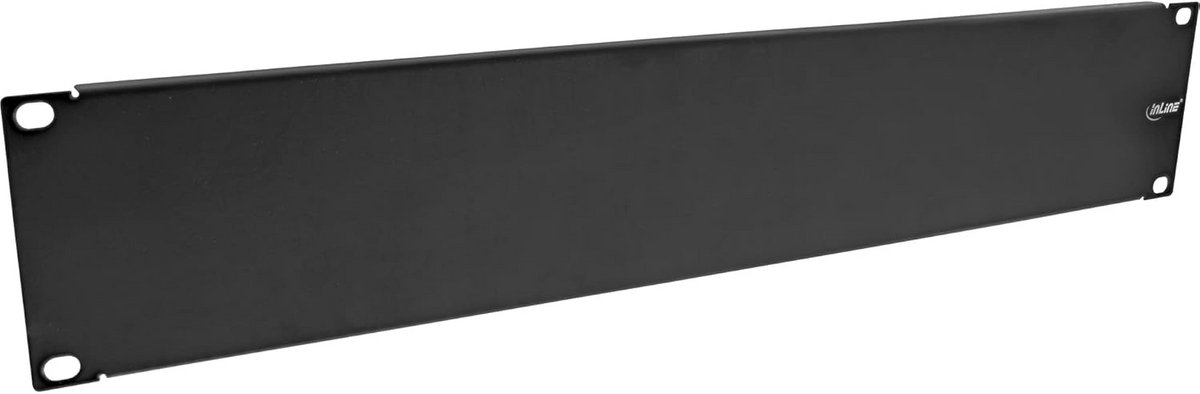 Blind Plaat - Paneel - Serverkast Organisatie - 1 Mm Staal - 2HE - Zwart