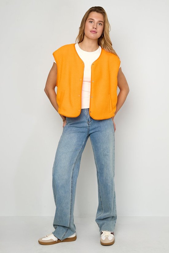 Woven Polyester Fiber Women's Vest Casual Solid Color Fall/Winter | bol