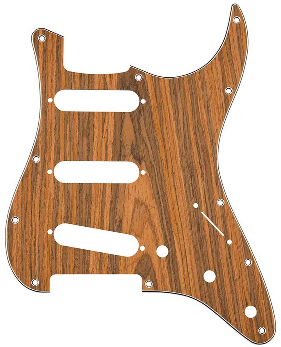 Fender 0992189001 Stratocaster Pickguard SSS Rosewood 5-Ply