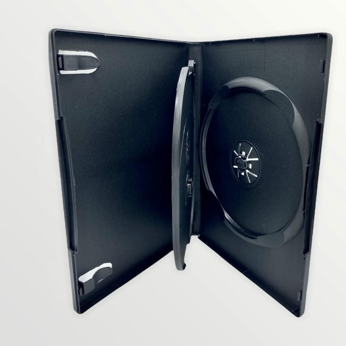 DVD Hoesjes - Opslag Media - Films Archiveren - Ruimte voor 3 Discs - 14mm Dikte - Zwart