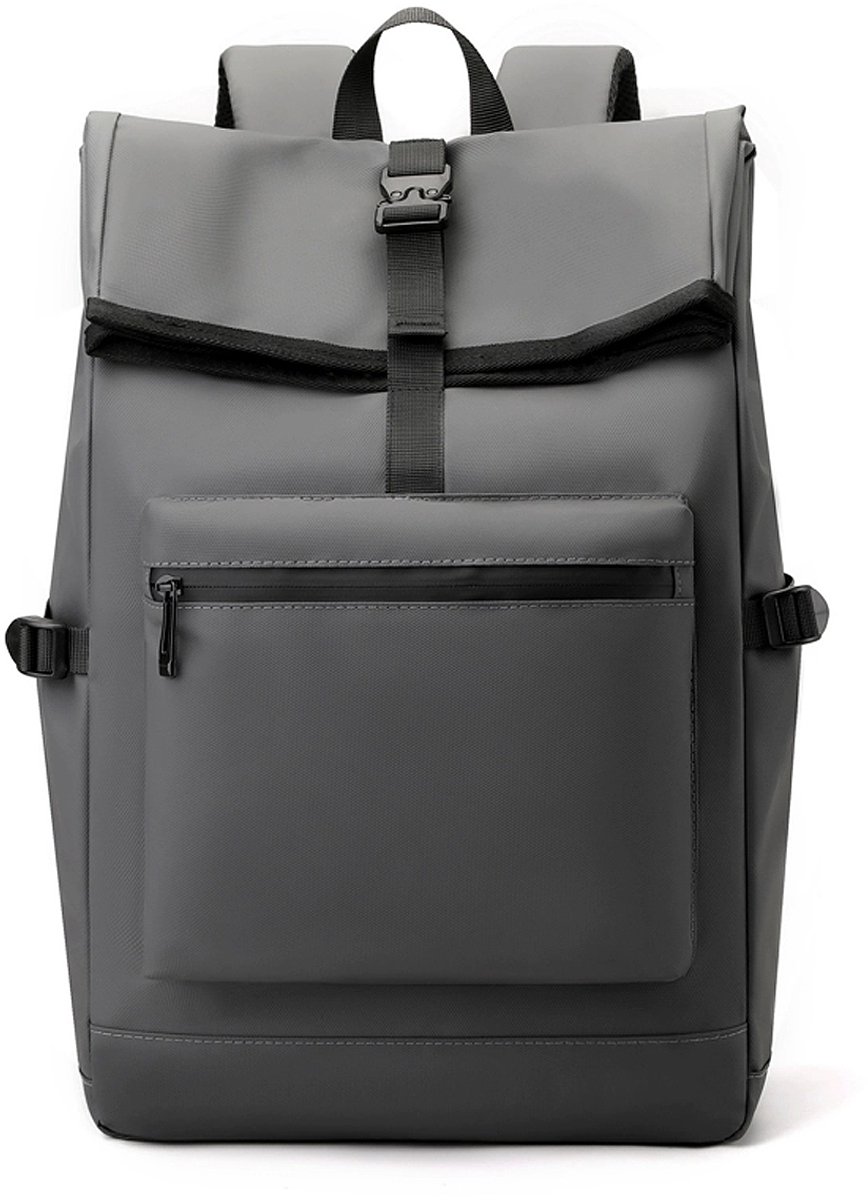 GOODEVN Waterdichte Rolltop Rugzak - 20-30L Uitbreidbare Laptoptas voor 15.6 Inch - Schooltas met Laptopvak - Dames & Heren