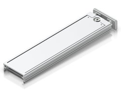 SSD Behuizing - Opslag Uitbreiding - Netwerk Installatie - M.2 Formaat - 123 x 31 mm - Grijs Zilver