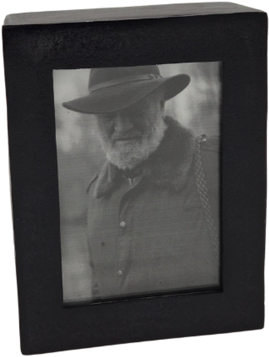 Urnenspecialist® - Memory Box - Herinneringen Doos - Fotobox - 20x15x6.5cm - Zwart - Black
