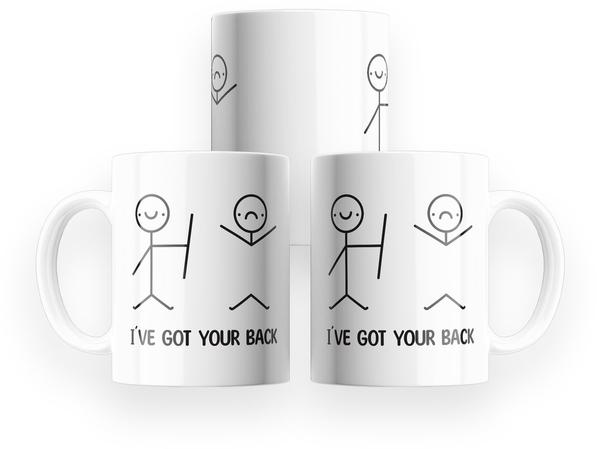 GIVIO mok 320 ml - keramiek - I've got your back