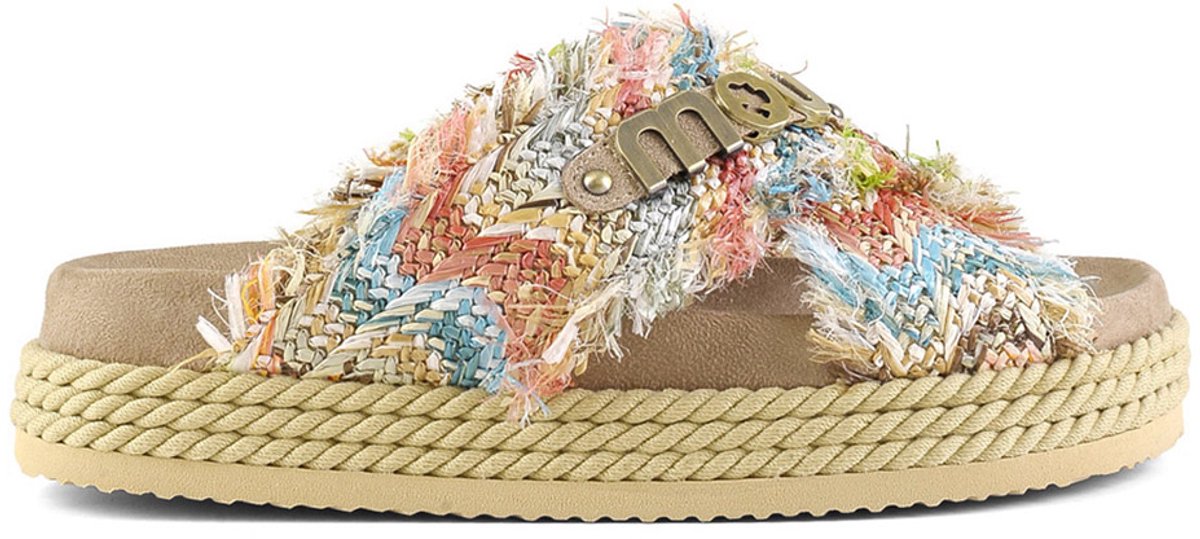 Mou Criss-cross Rope Sandal Slippers - Dames - Multi - Maat 40