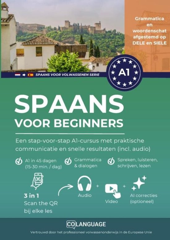 Spaans leren voor beginners – Complete A1-cursus - cover