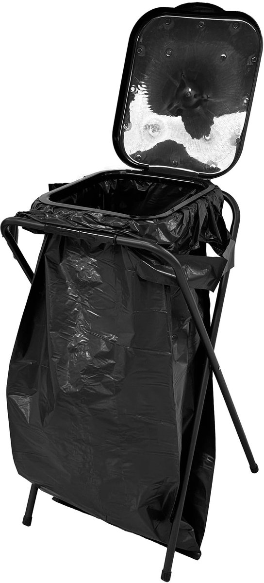 Rörets Industrier - Afvalzak Houder - Stabiele Constructie - Voor Recyclage - 60-125 Liter