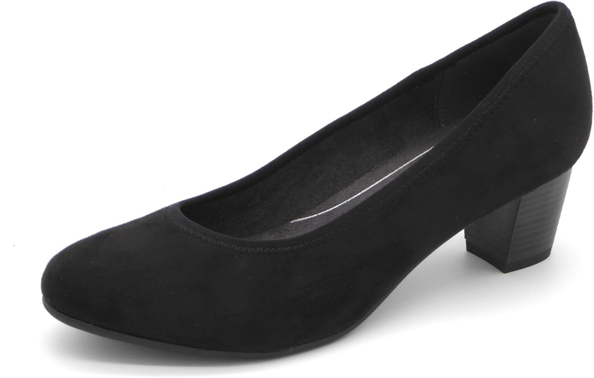 Jana Dames Pump - 22476-001 Zwart - Wijdte H - Maat 40