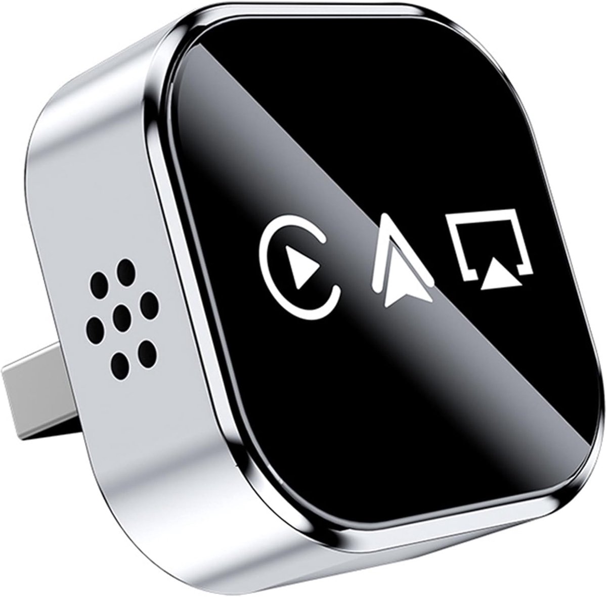 longziming - 3-In-1 Draadloze CarPlay Adapter Voor iOS - Wireless CarPlay - Mirror Link - Plug & Play - USB - automatische verbinding - Mini En Stabiel - Zwart