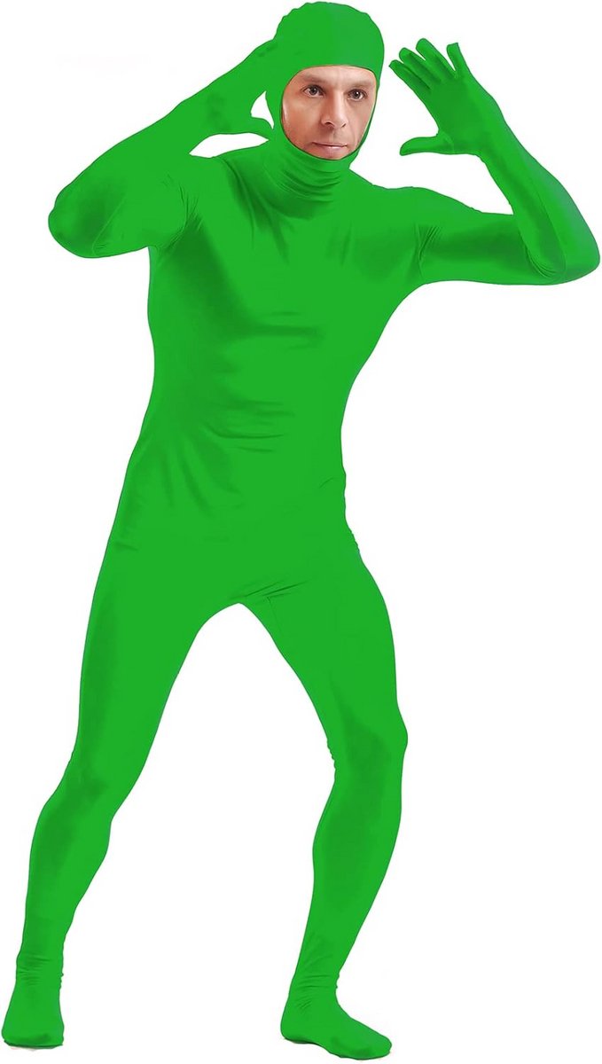 Groene Bodysuit Chroma Key Onzichtbare Effecten voor Fotografie en Video