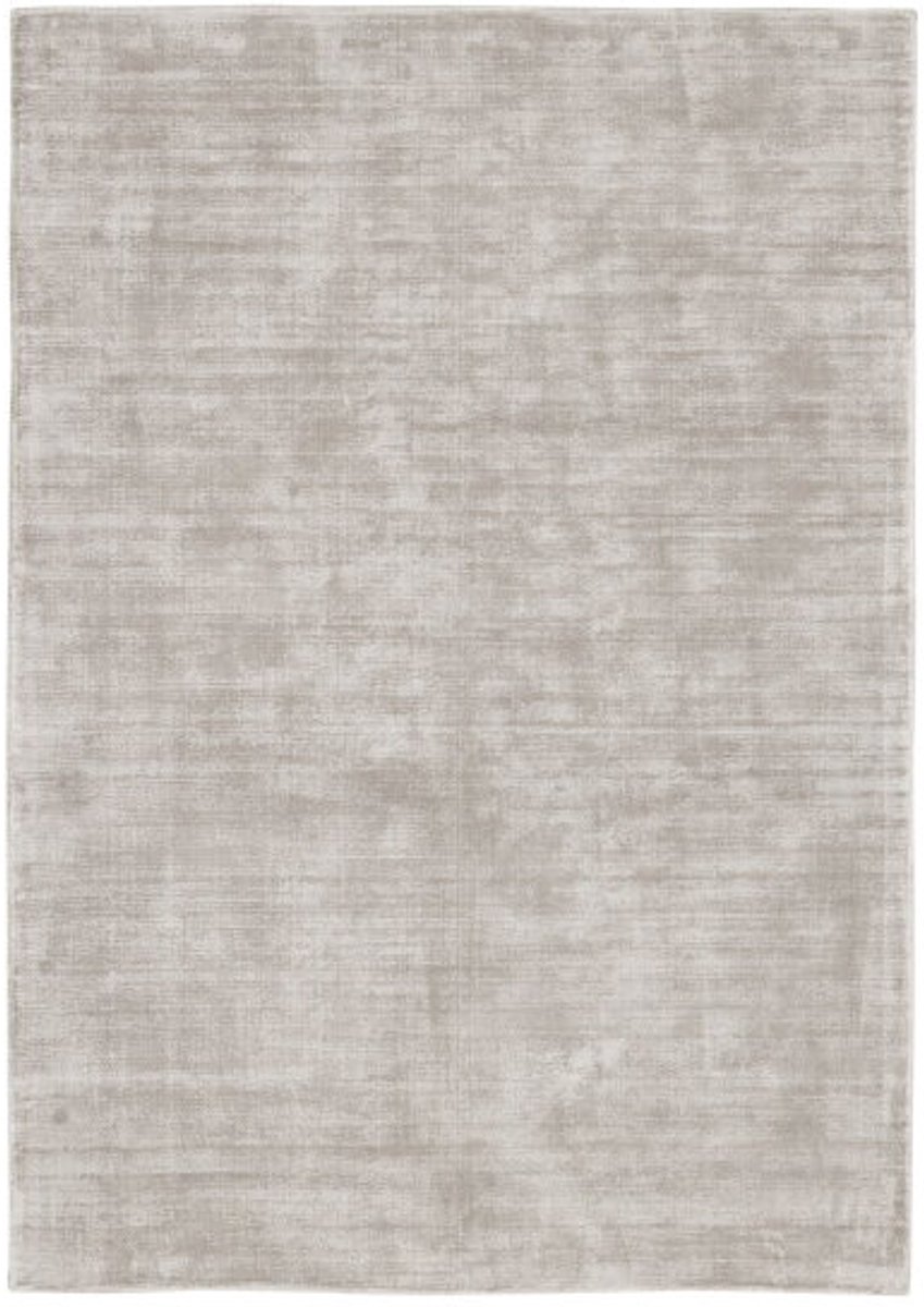 MUST Living Carpet La Belle rectangular large,250x350 cm, light grey, 100% viscose