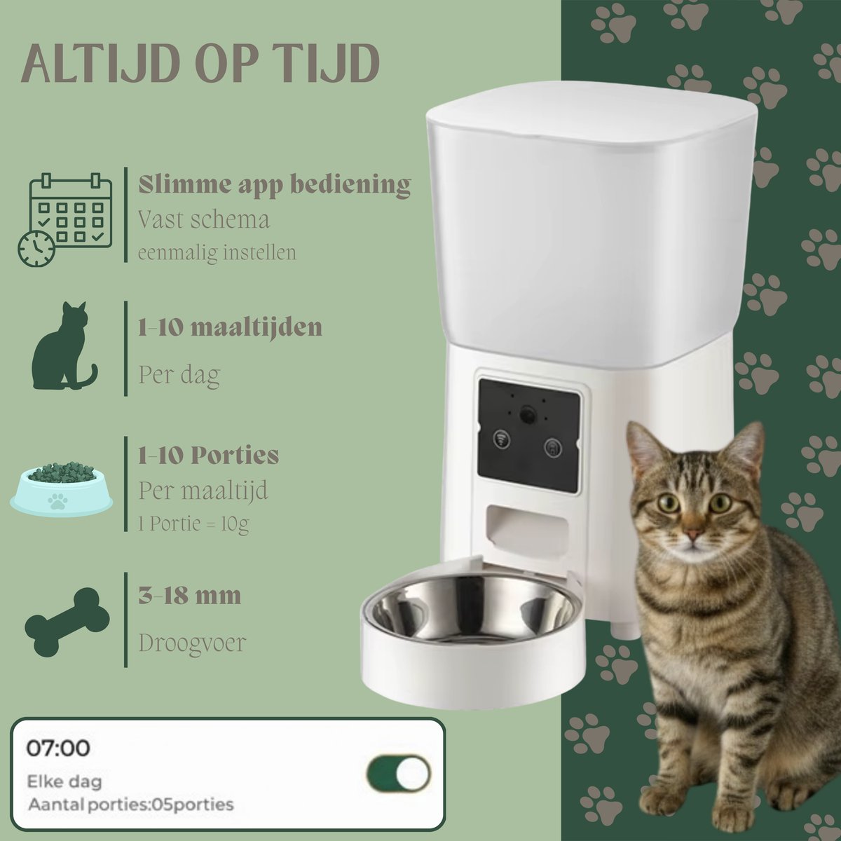 petsfamily Automatische Voerbak met Camera & App thumbnail 2