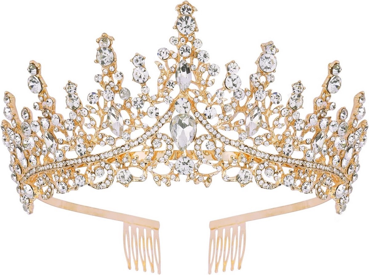 Bruiloft Tiara en Diadeem voor Vrouwen en Meisjes - Mooie Haaraccessoires