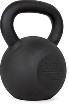 VirtuFit Kettlebell Pro - Kettle Bell - Gietijzer - 6 kg - Zwart - Sport Gewicht - Ergonomische & Brede Handgreep - Geschikt voor CrossFit & Fitness - Conditietraining