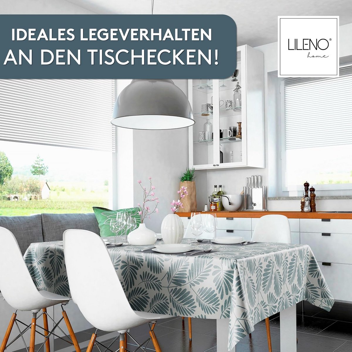 Rond Afwasbaar Tafelkleed 140 cm – Waterafstotend en Vlekbestendig Linnen Look