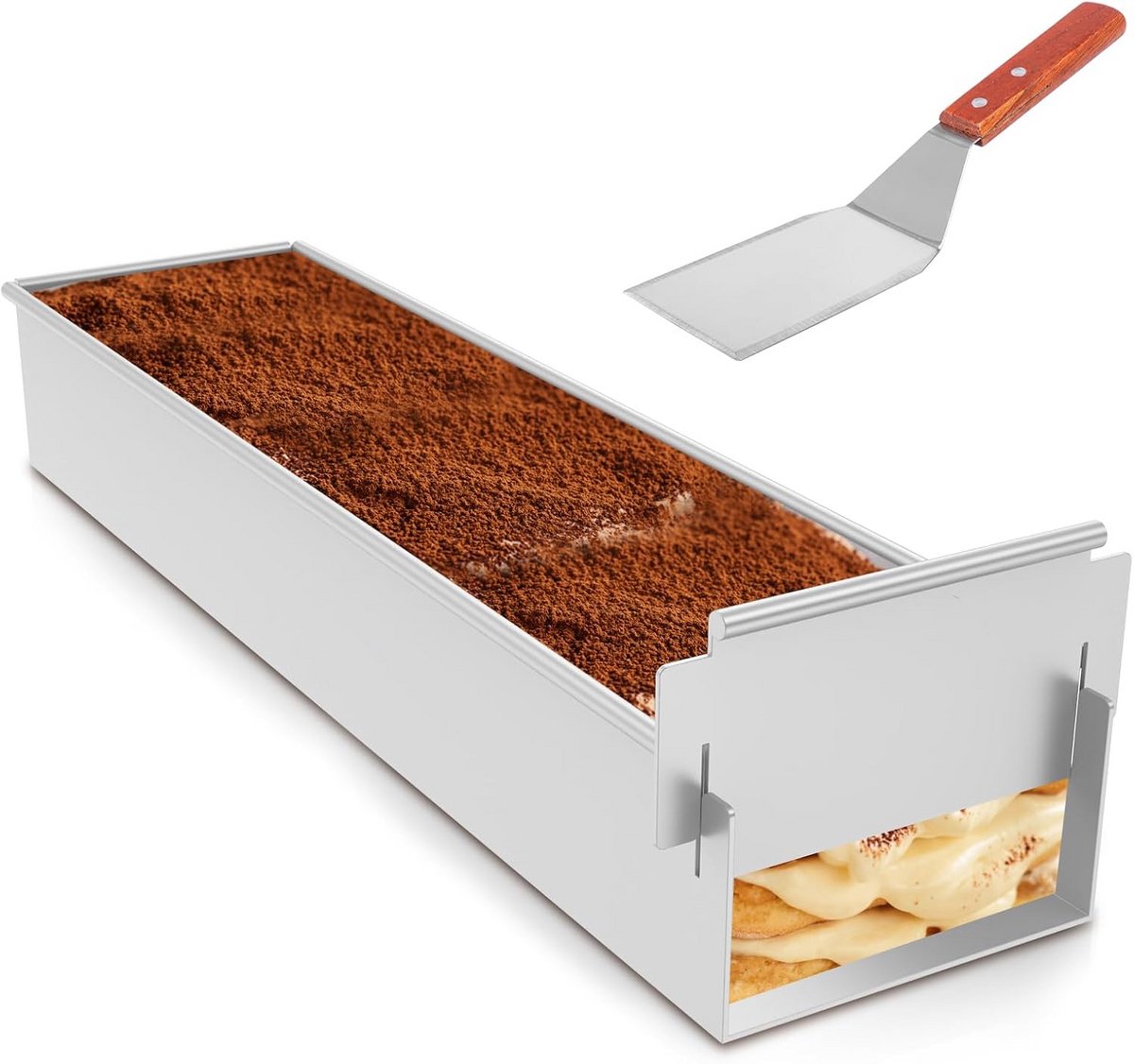 Rechthoekige Tiramisu Cakevorm - Taartbakvorm van Aluminiumlegering