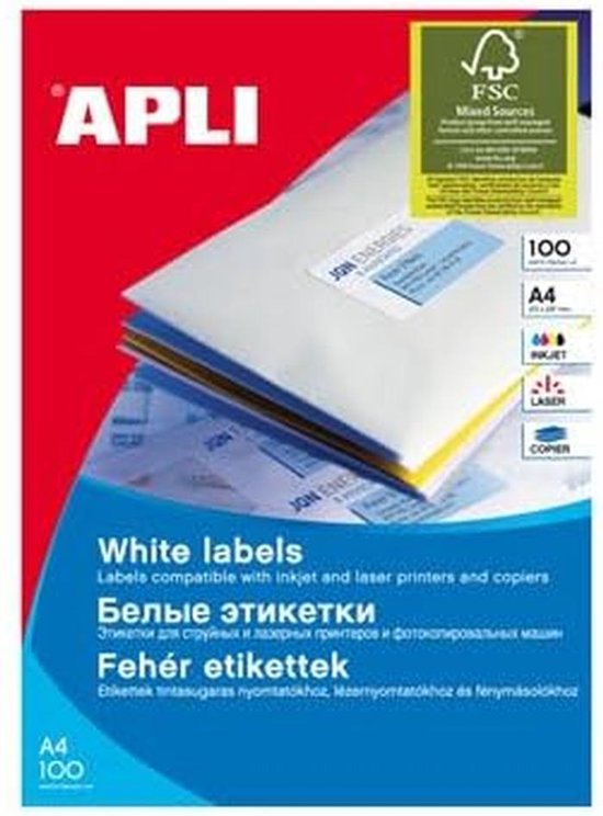 HERMA 4866 Inkjet-Etiketten A4 210x297 mm weiß Folie matt wetterfest 10 HERMA 4866 Inkjet-Etiketten A4 210x297 mm weiß Folie matt wetterfest 10