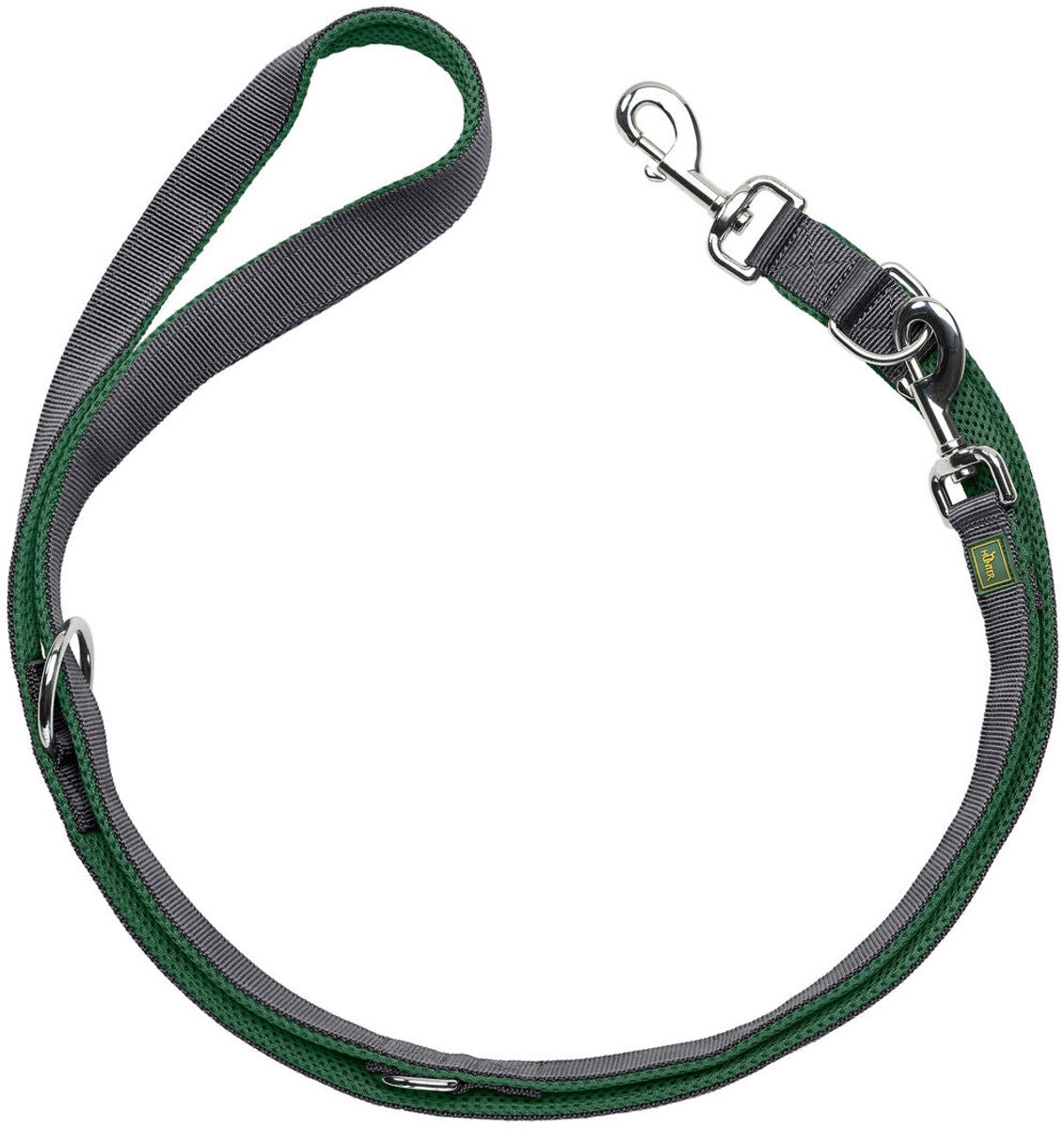 Hondenriem Hunter Maldon Donkergroen 200 cm x 1, 5 cm Verstelbaar