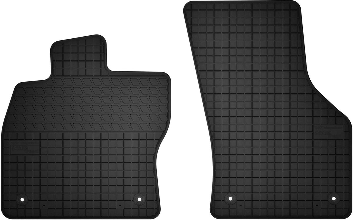 Wielganizator SolidTread – Rubber Automatten – Volkswagen Polo VI – Perfecte Pasvorm – Zwart